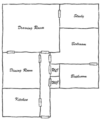 Floor plan of 69 Goethestraße, Apt. 14